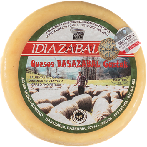 Queso Idiazabal Basazabal Natural